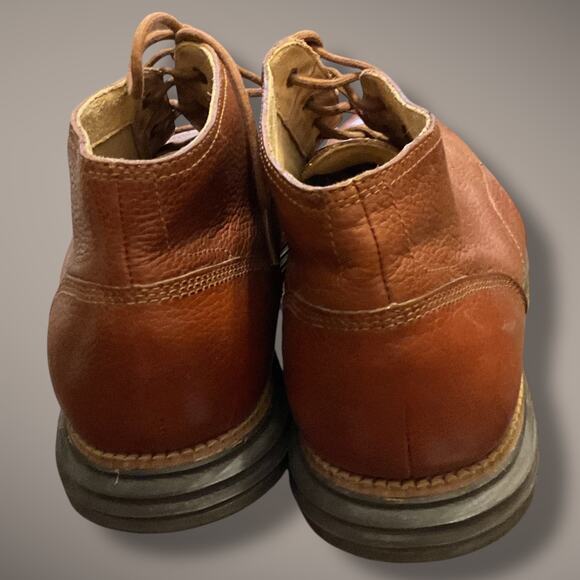 Men's 10.5 COL HAAN Grand OS Brown Pebbled Leather Chukka Boots C23429 EUC - Picture 8 of 11